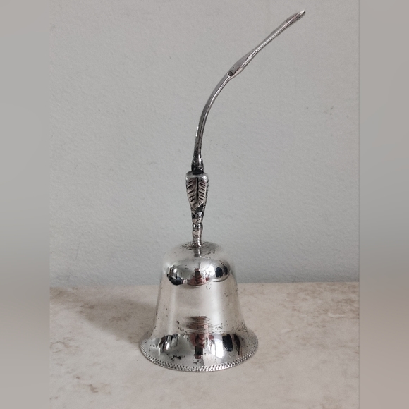 Lotus Flower Hand Bell Sterling Silver - Picture 12 of 12